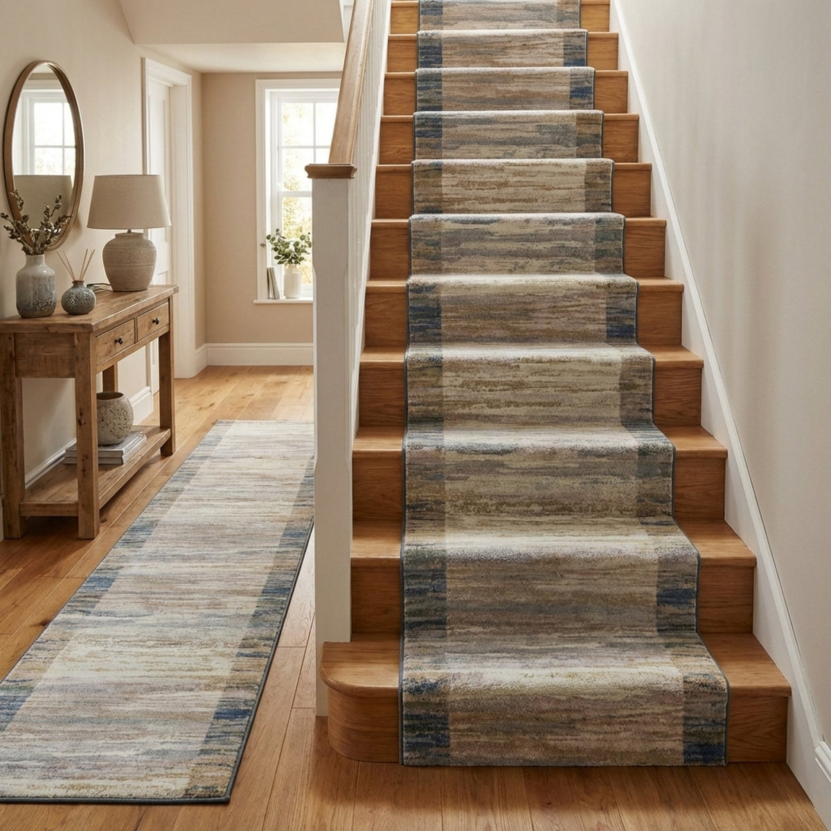 Eclipse Blue/Gray 79138-6191 Stair Runner