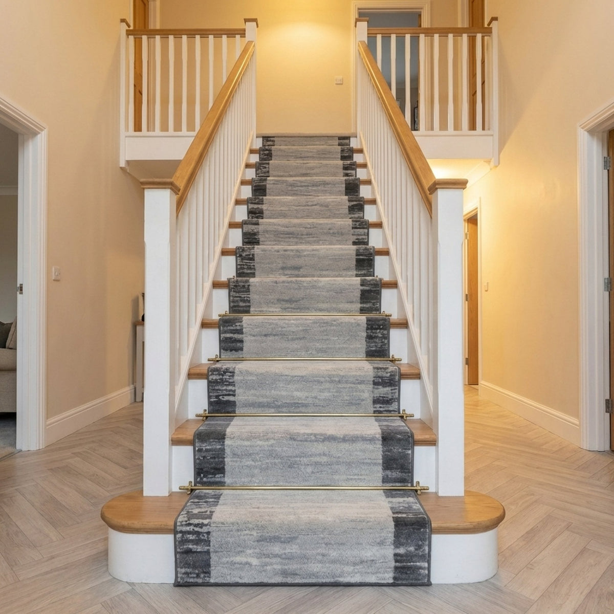 Eclipse Gray 79138-7696 Stair Runner