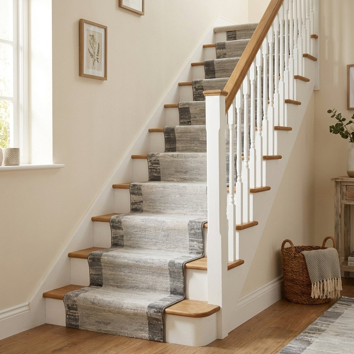 Eclipse Gray 79138-7696 Stair Runner
