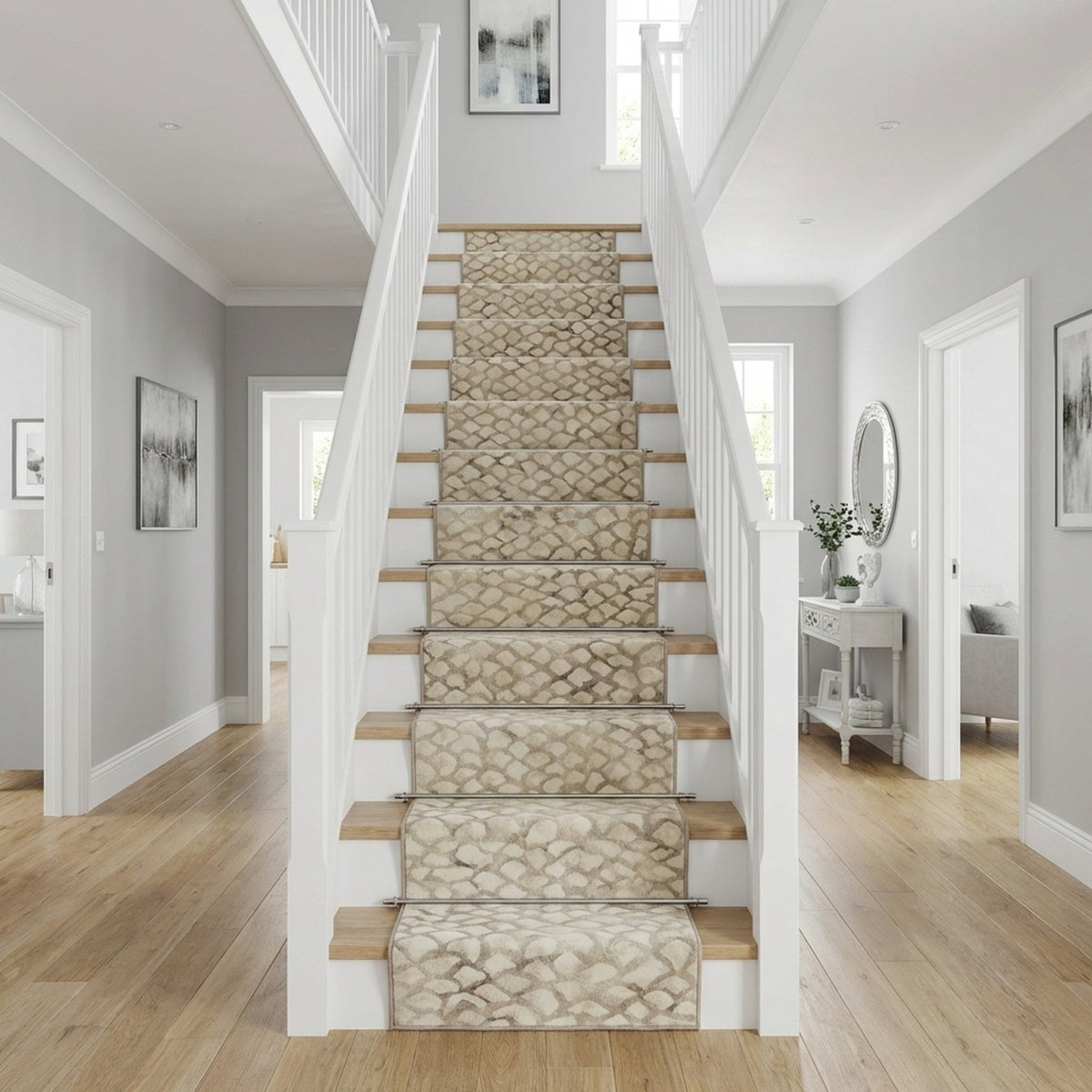 Eclipse Ivory 64194-8565 Stair Runner