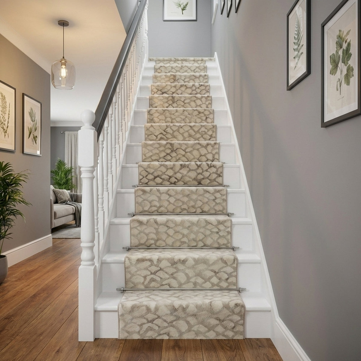 Eclipse Ivory 64194-8565 Stair Runner