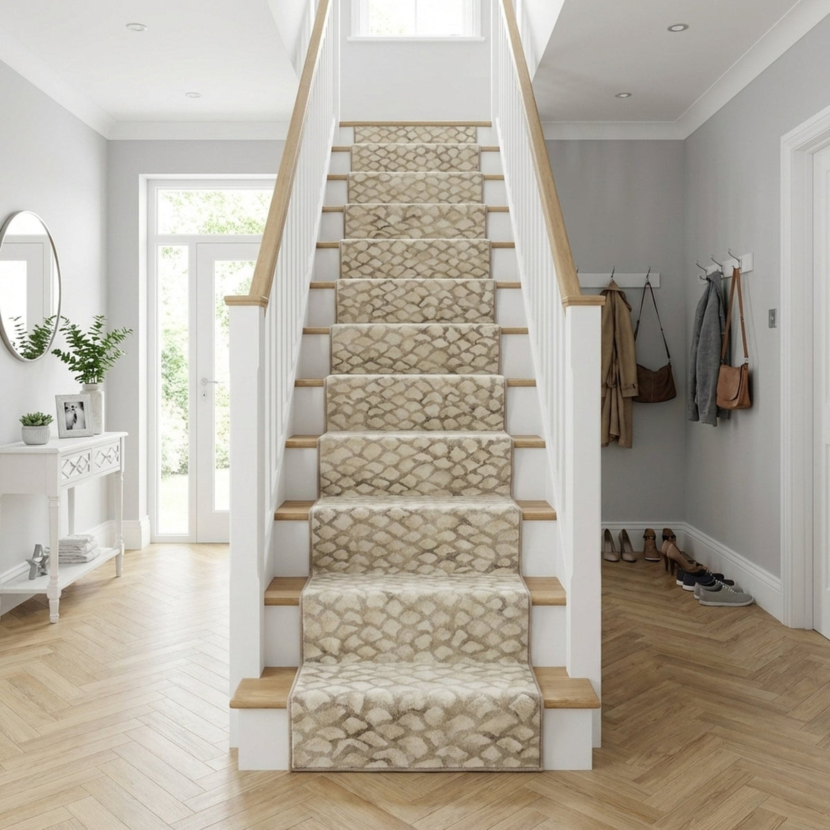 Eclipse Ivory 64194-8565 Stair Runner