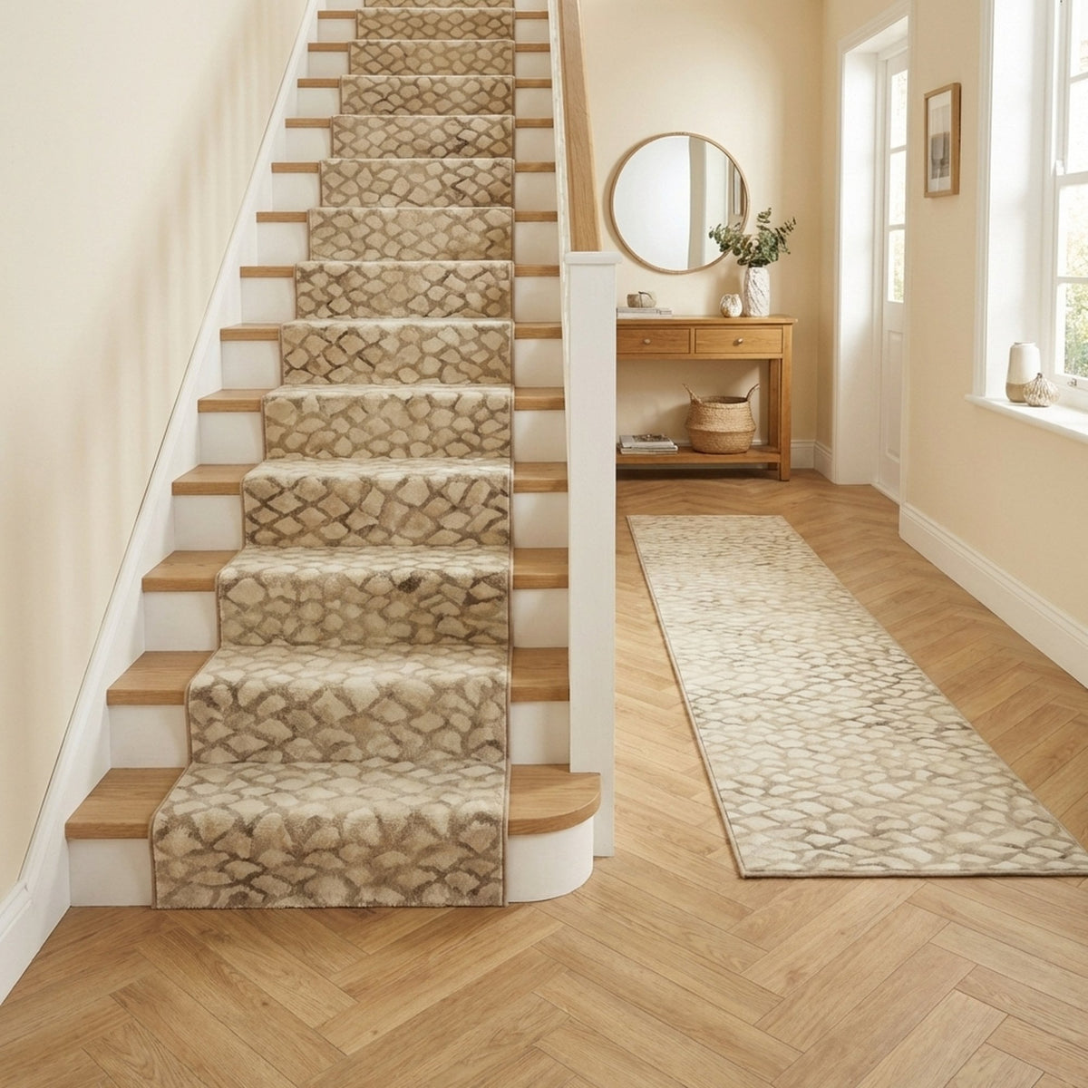 Eclipse Ivory 64194-8565 Stair Runner