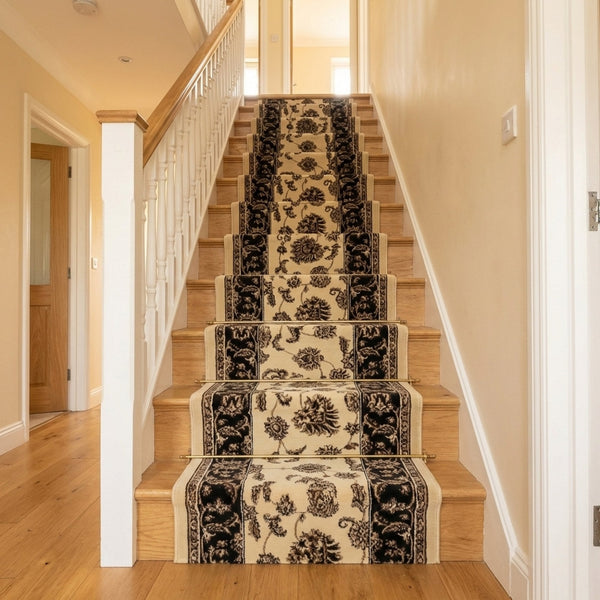 Legacy Crème/Marron 58020-160 Tapis d’escalier