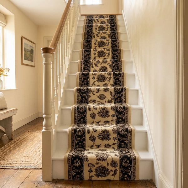 Legacy Crème/Marron 58020-160 Tapis d’escalier