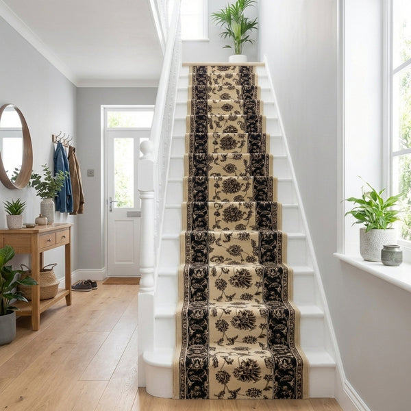 Legacy Crème/Marron 58020-160 Tapis d’escalier