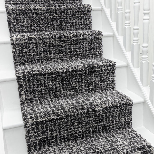 Mehari Dark Gris/Ivoire 23160-8268 Tapis d’escalier