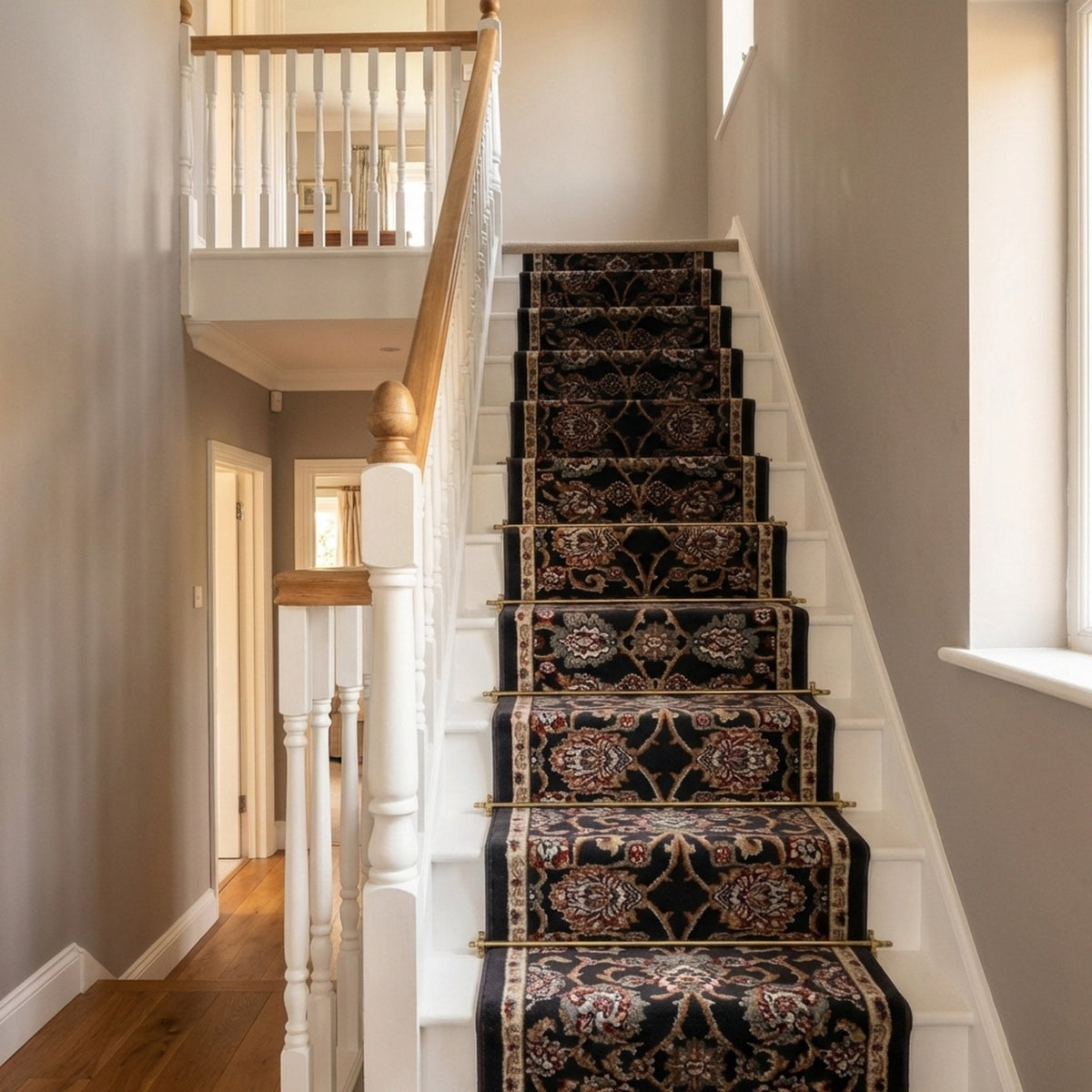 Melody Anthracite 985020-558 Stair Runner