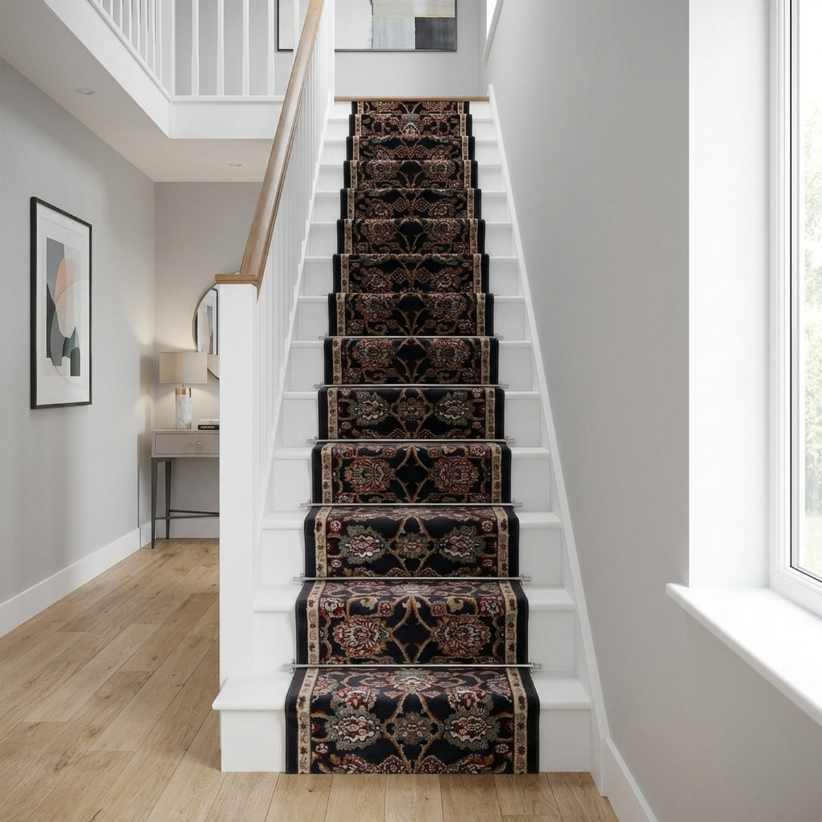Melody Anthracite 985020-558 Stair Runner
