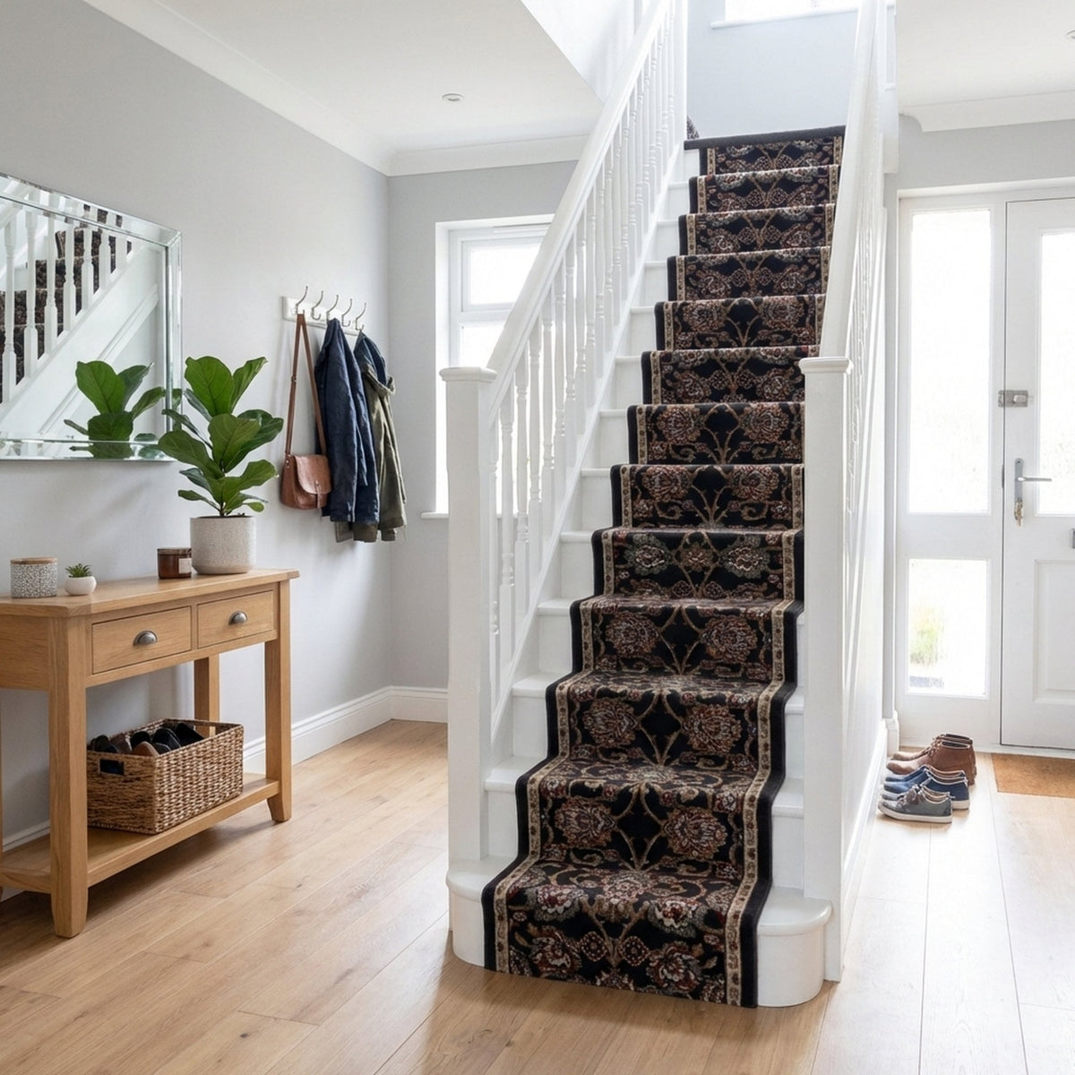 Melody Anthracite 985020-558 Stair Runner