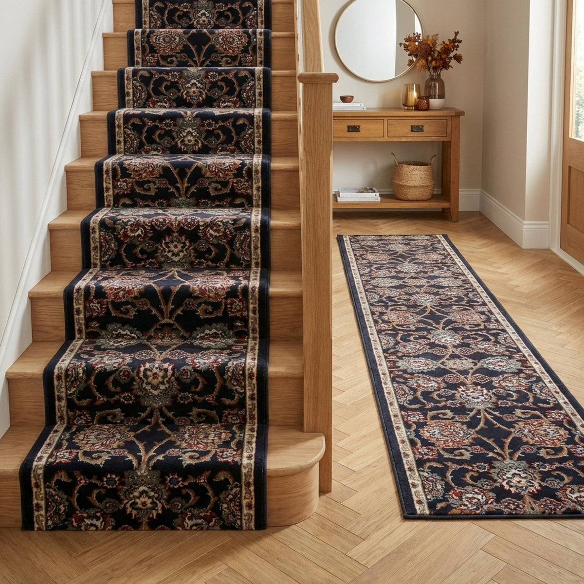 Melody Anthracite 985020-558 Stair Runner