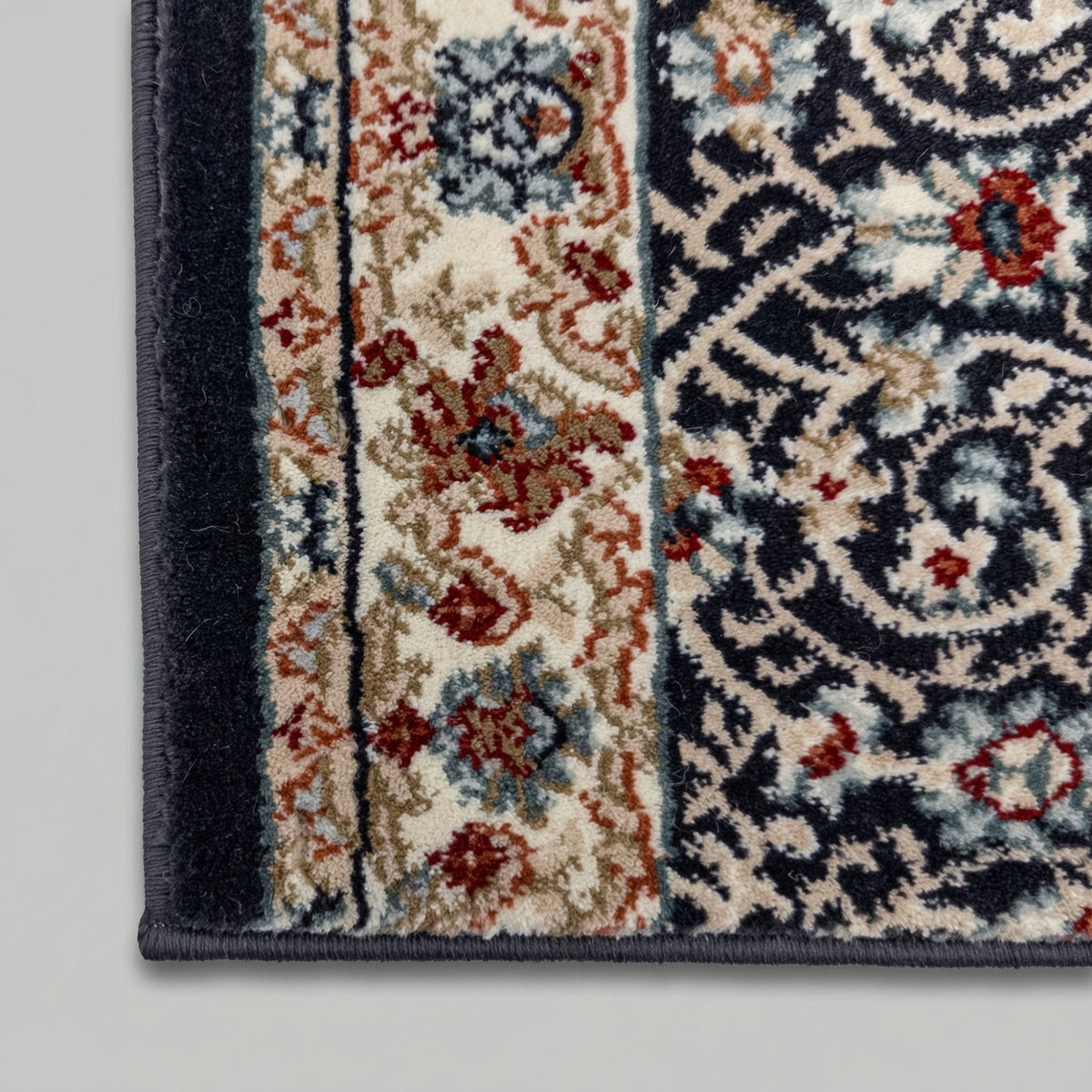 Melody Anthracite Ivory 985022-558 Stair Runner