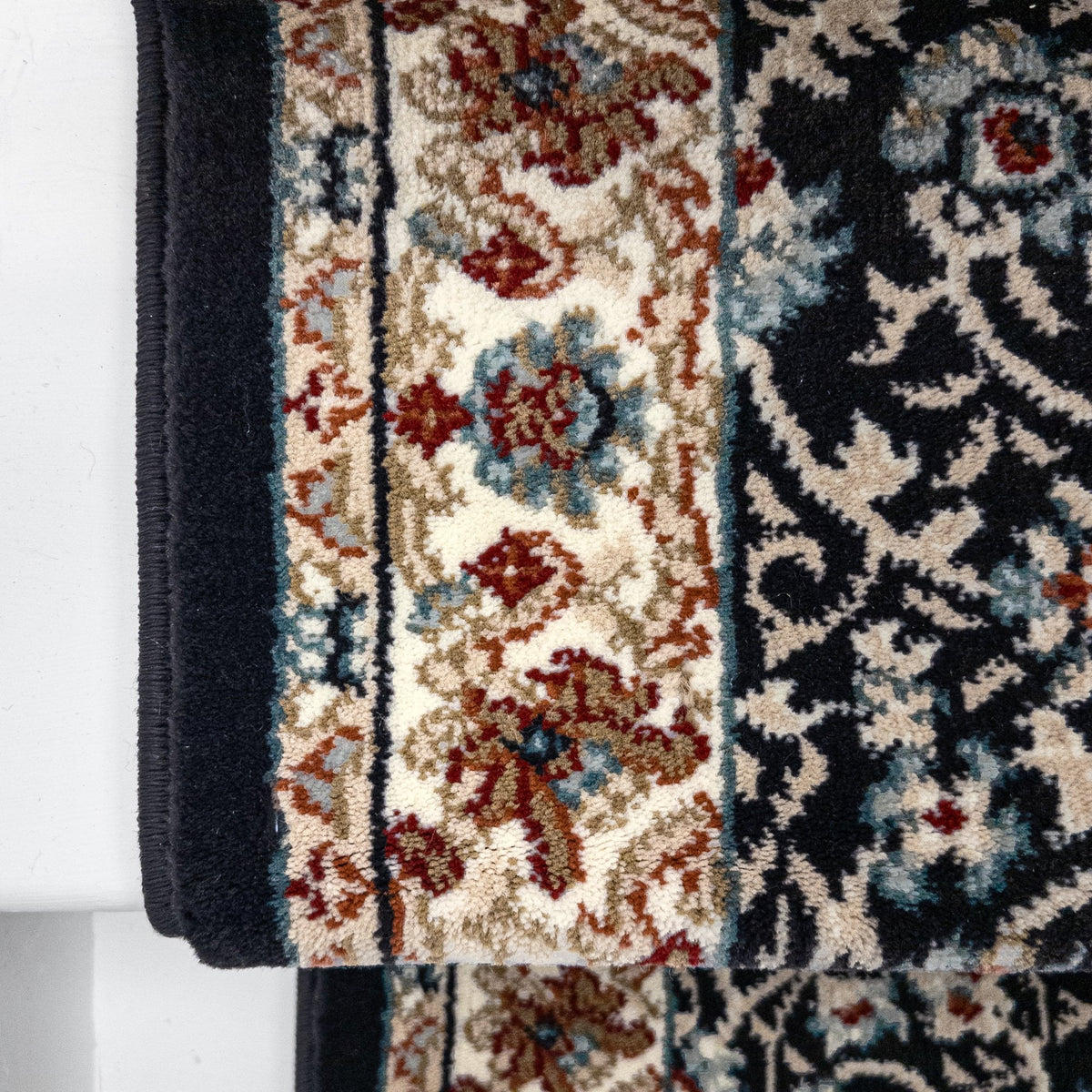 Melody Anthracite Ivory 985022-558 Stair Runner