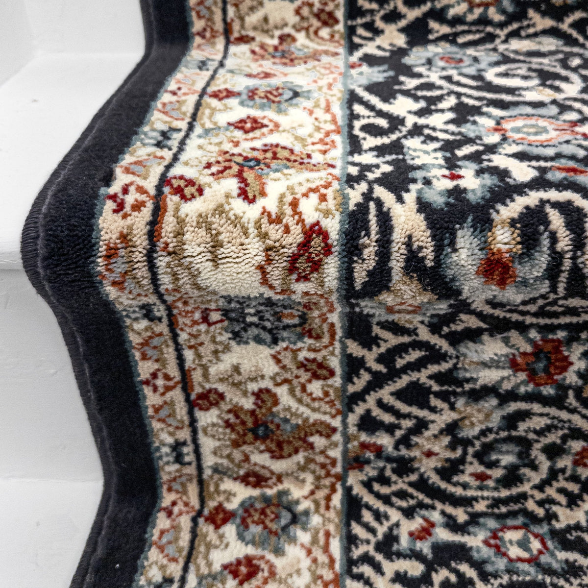 Melody Anthracite Ivory 985022-558 Stair Runner