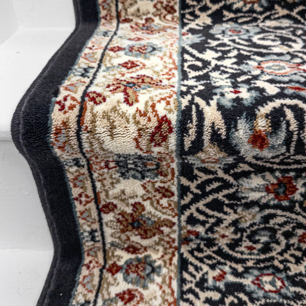 Melody Anthracite Ivory 985022-558 Stair Runner