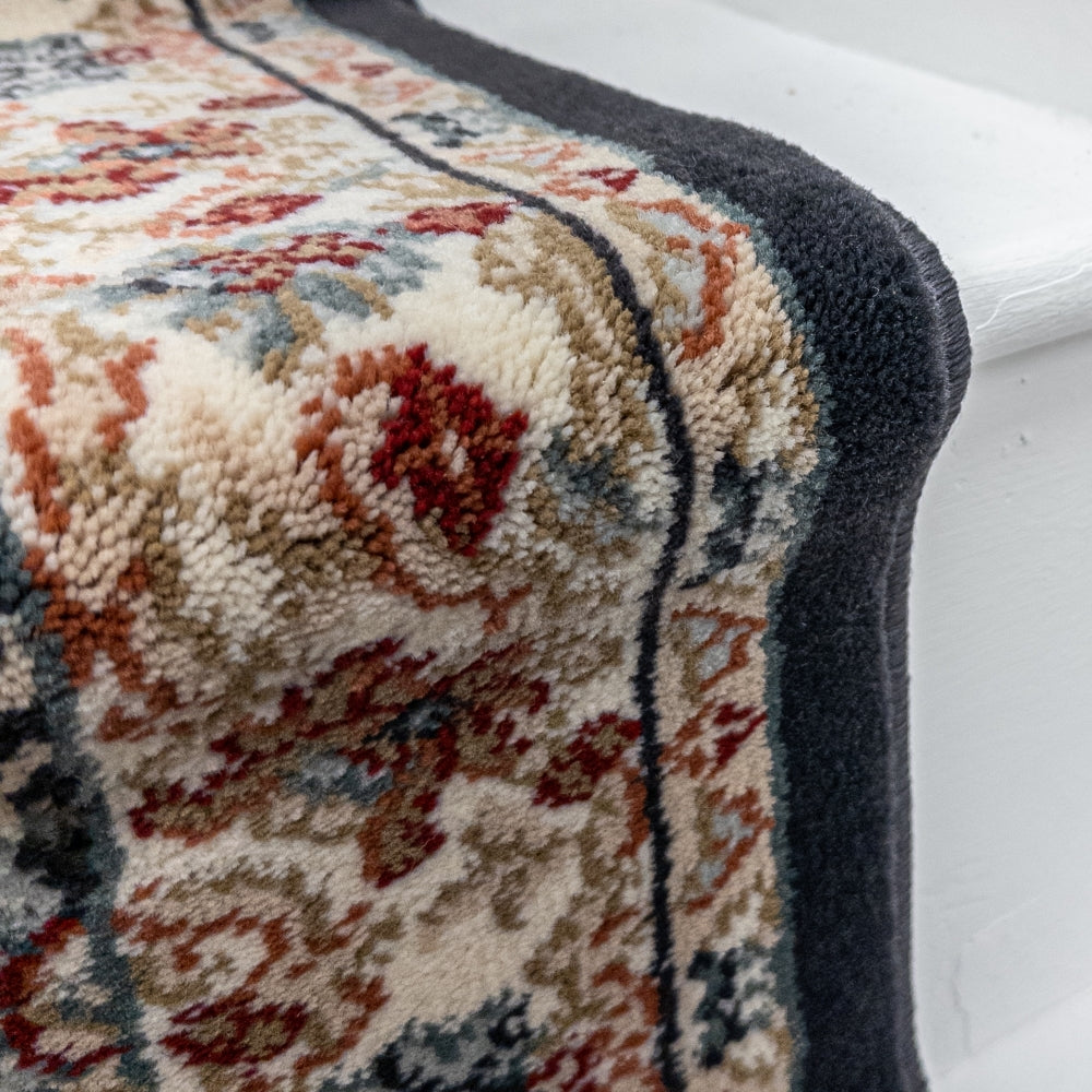 Melody Anthracite Ivory 985022-558 Stair Runner