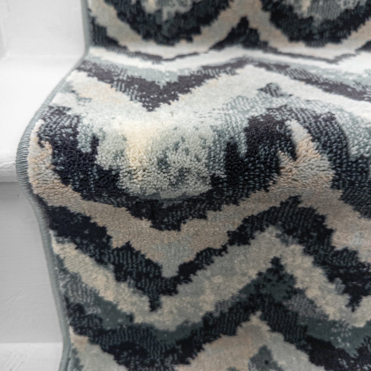 Melody Blue Beige 985018-119 Stair Runner