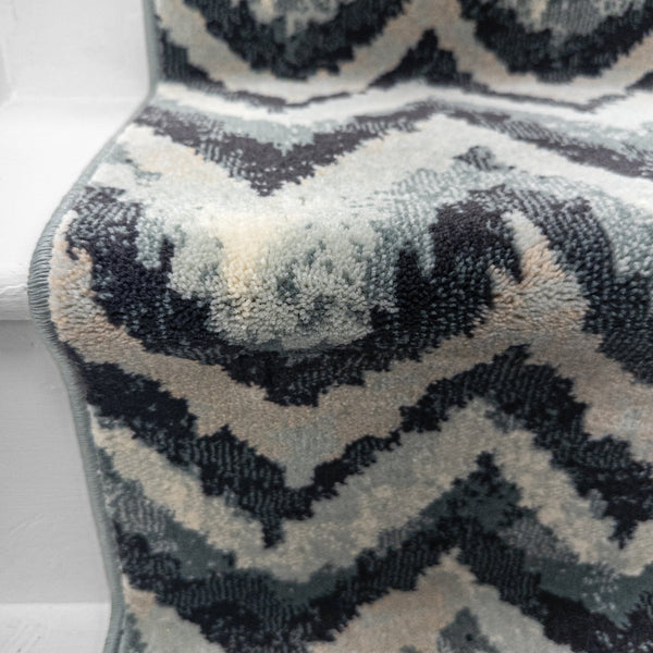 Melody Blue Beige 985018-119 Stair Runner