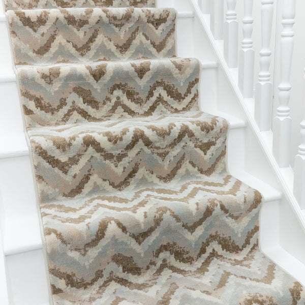 Melody Ivory/Beige 985018-117 Stair Runner