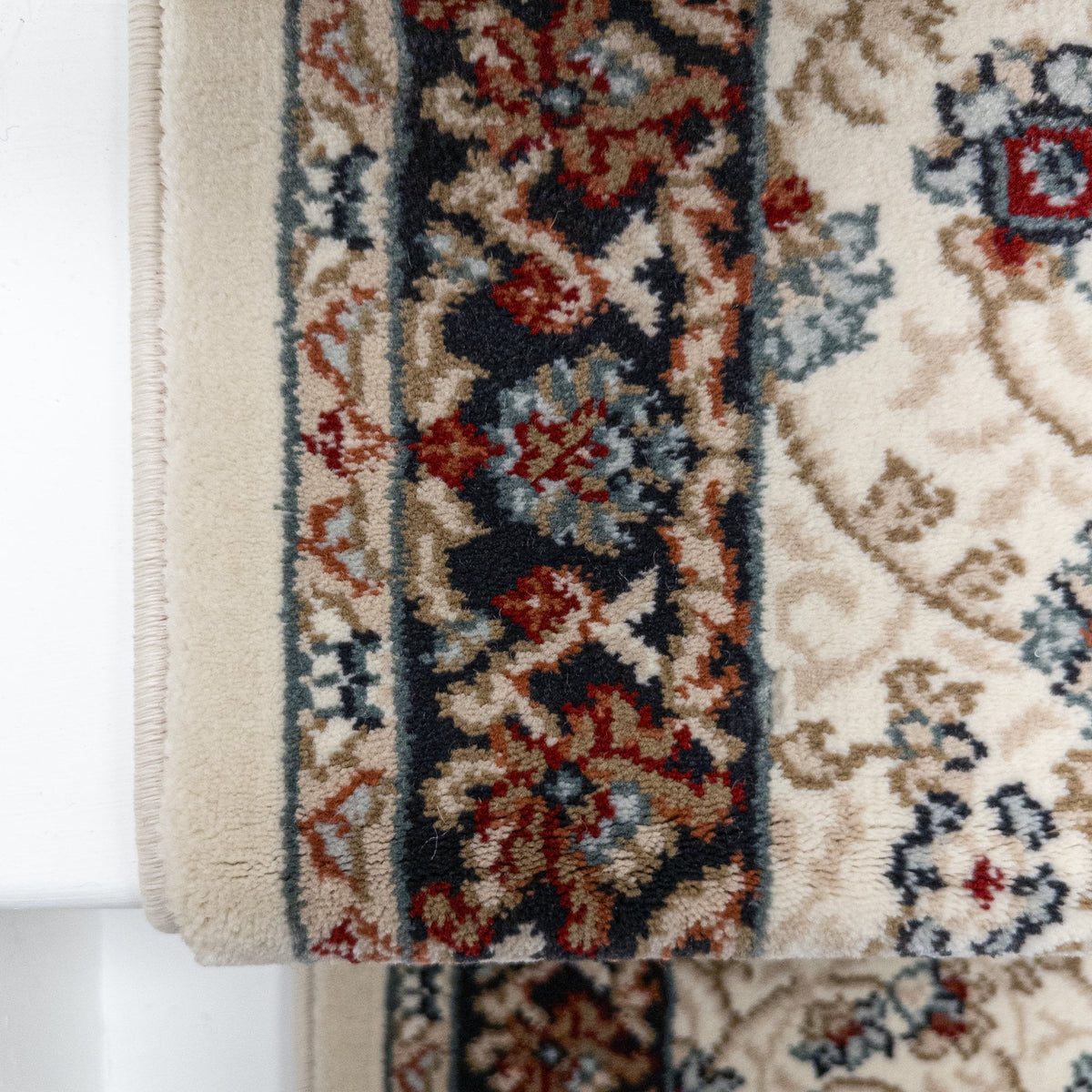Melody Ivory Red 985022-414 Stair Runner