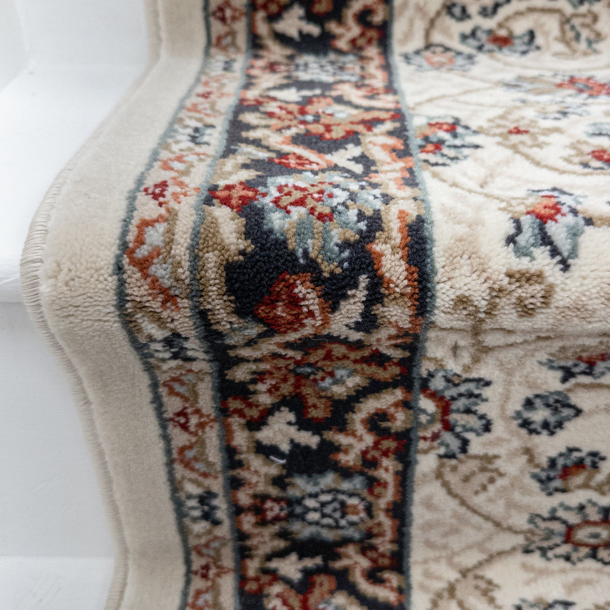 Melody Ivory Red 985022-414 Stair Runner