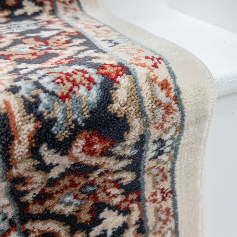 Melody Ivory Red 985022-414 Stair Runner