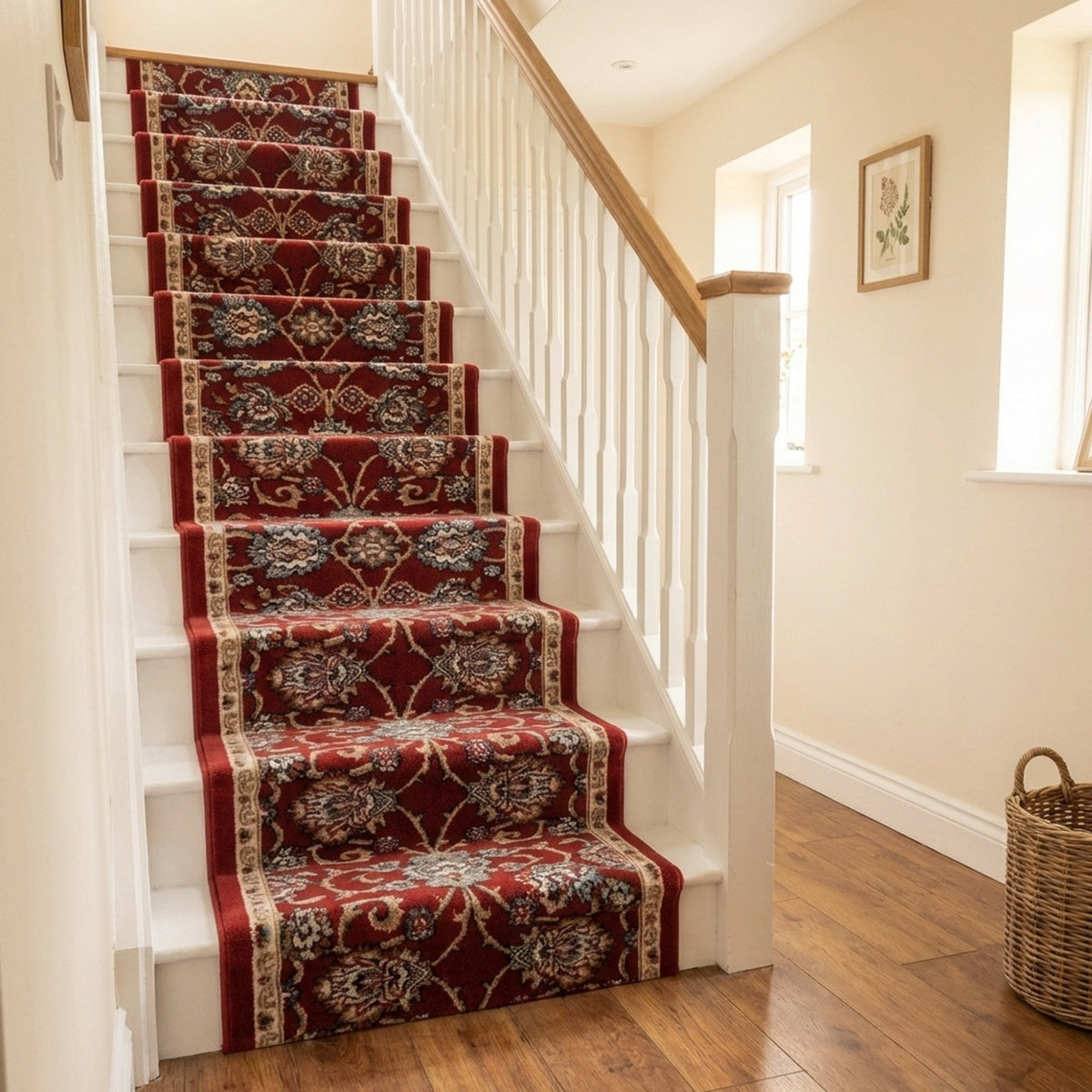 Melody Red 985020-339 Stair Runner
