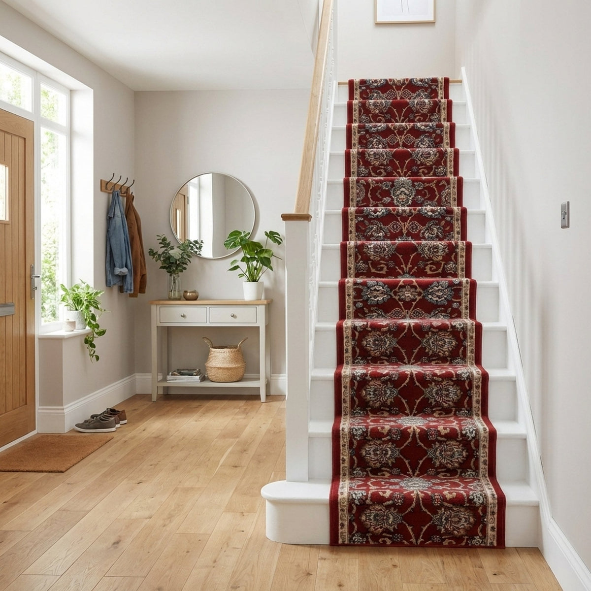 Melody Red 985020-339 Stair Runner