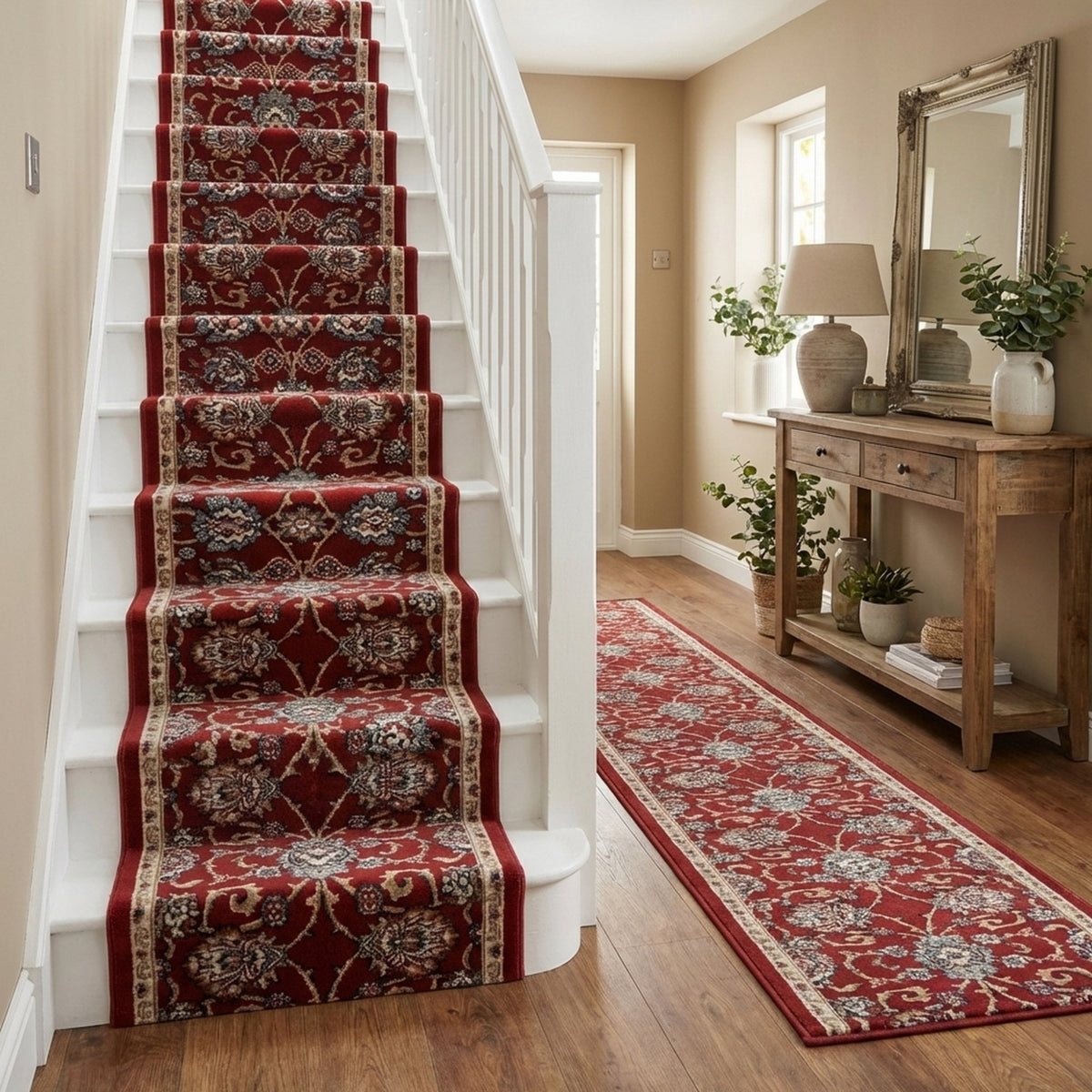 Melody Red 985020-339 Stair Runner