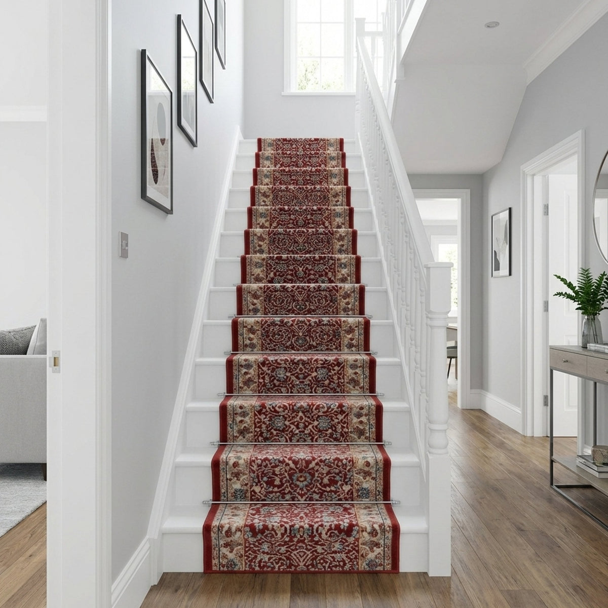 Melody Red 985022-339 Stair Runner