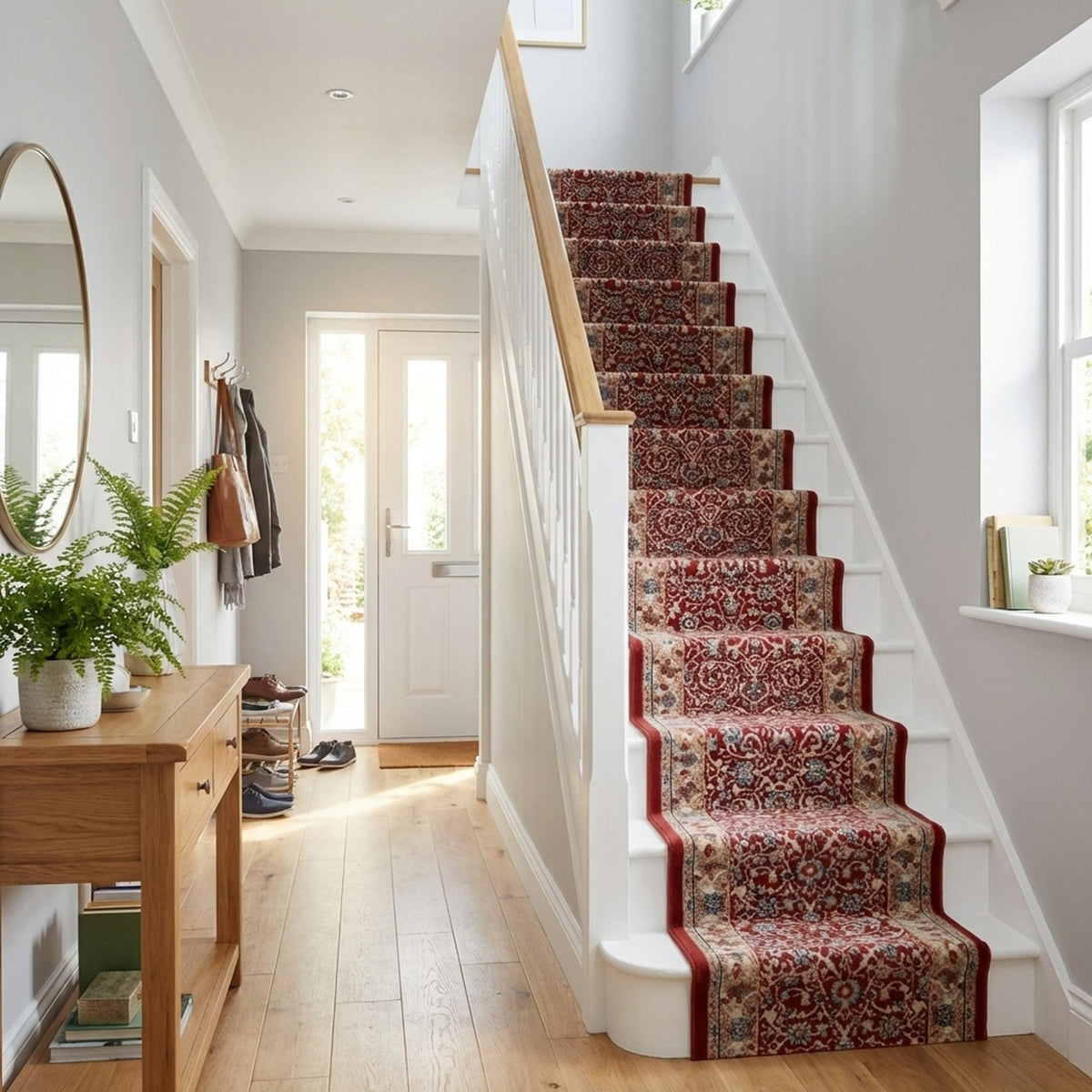 Melody Red 985022-339 Stair Runner