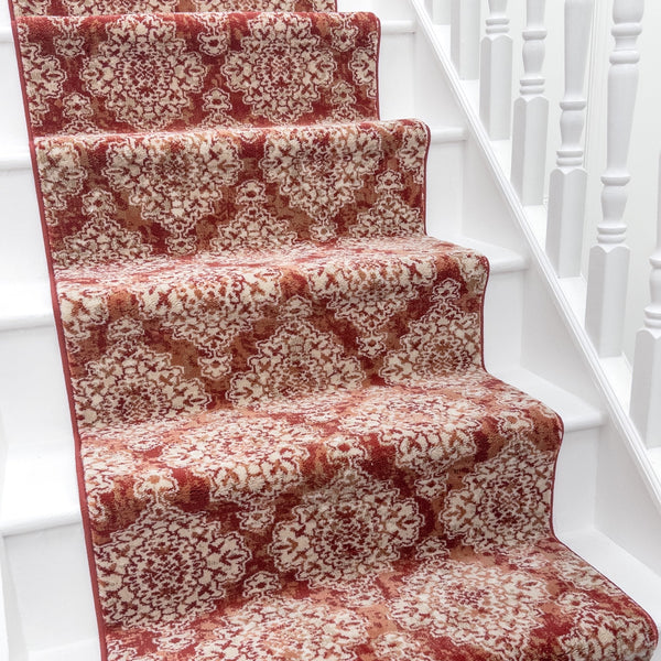 Melody Terracotta 985015-619 Stair Runner