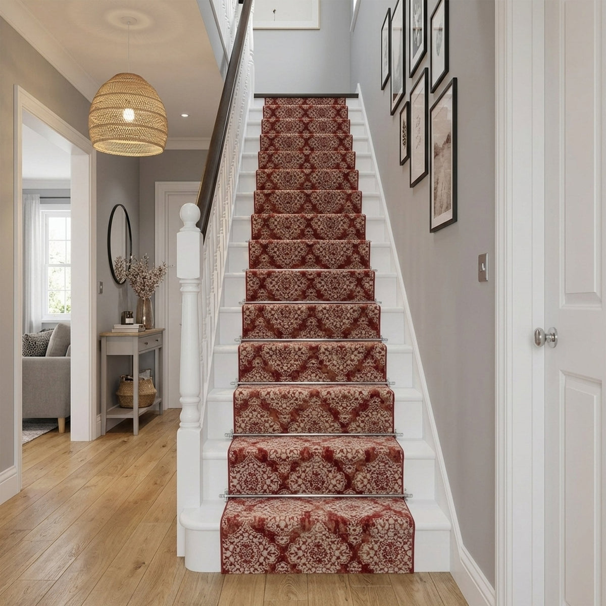Melody Terracotta 985015-619 Stair Runner