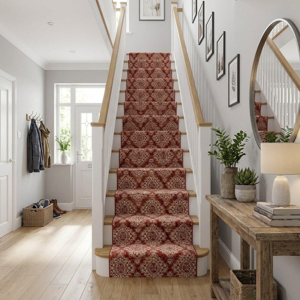 Melody Terracotta 985015-619 Stair Runner
