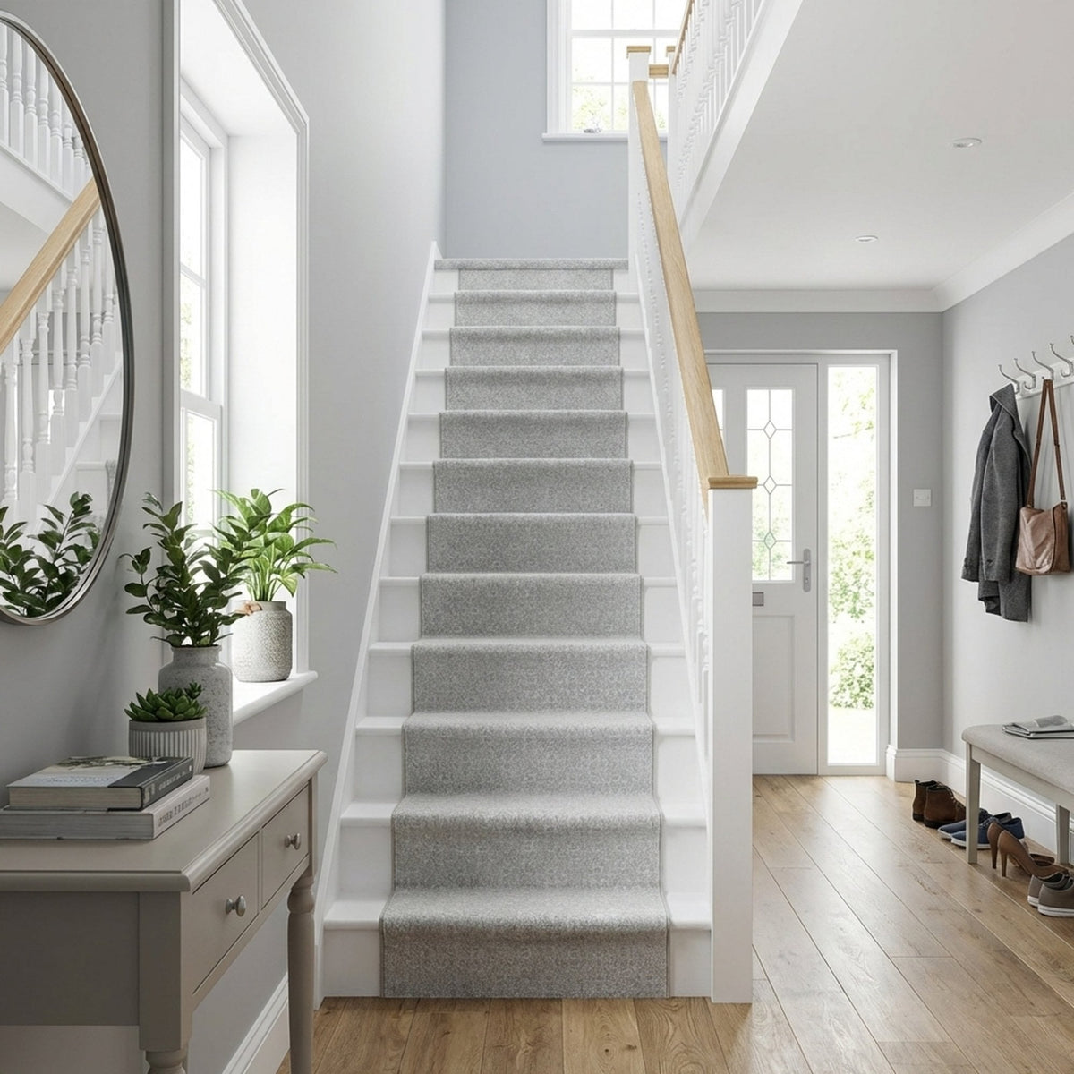 Mysterio Beige/Crème 12222-910 Tapis d'escalier