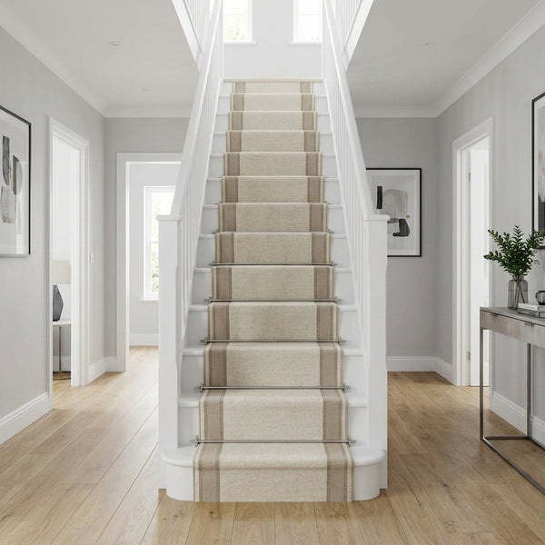 Mysterio Ivoire/Beige 1234-102 Tapis d'escalier