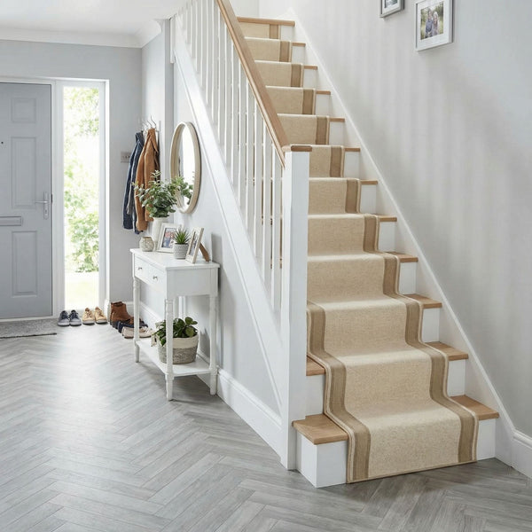 Mysterio Ivoire/Beige 1234-102 Tapis d'escalier