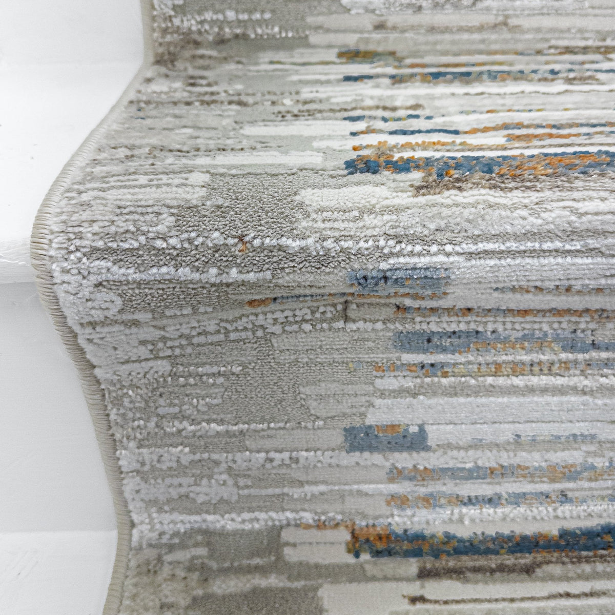 Reha Cream/Gray 1064-190 Stair Runner
