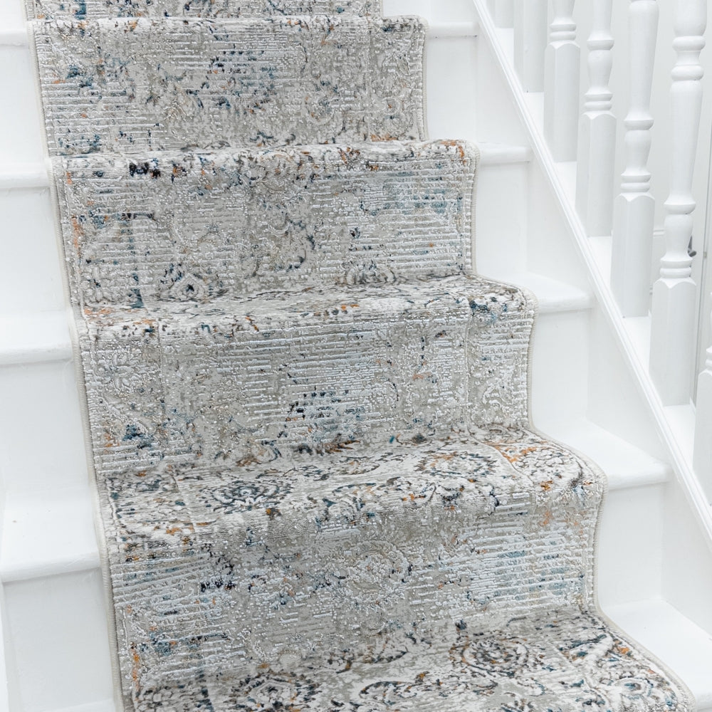Reha Cream/Multi 1061-199 Stair Runner