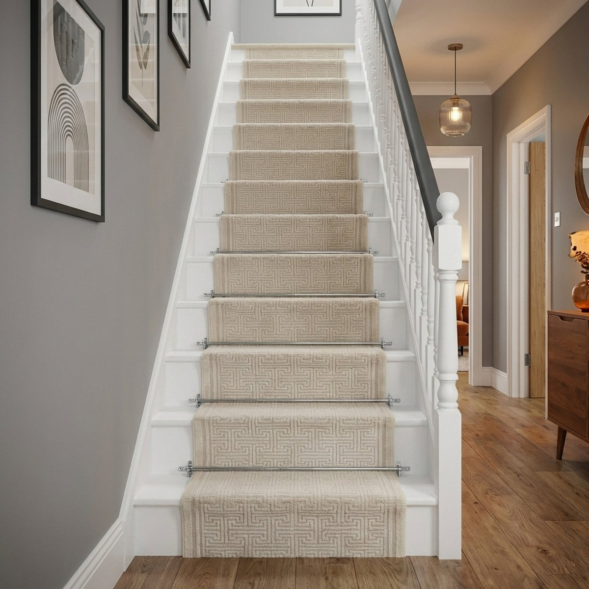 Timeless Beige 6922-800 Stair Runner
