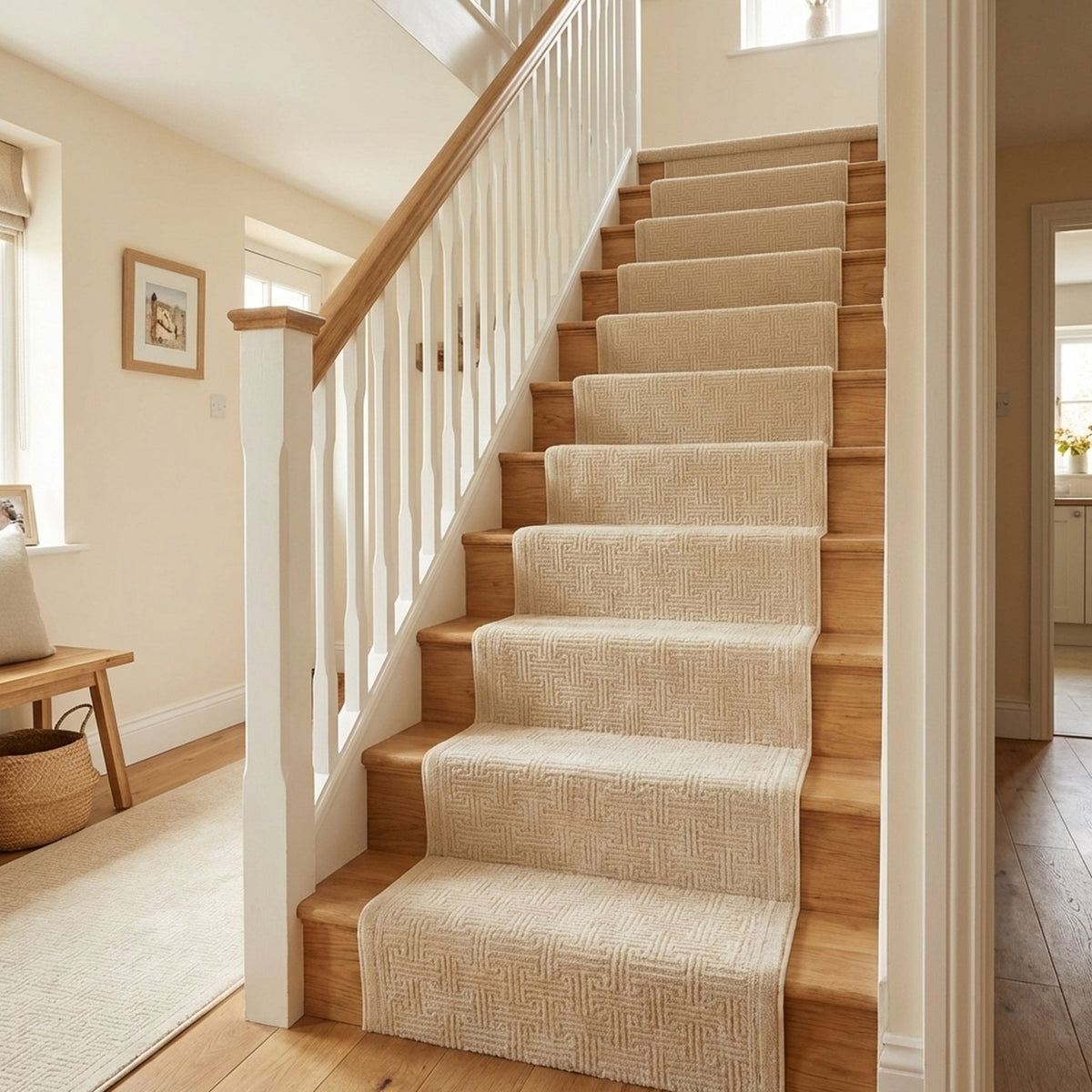 Timeless Beige 6922-800 Stair Runner