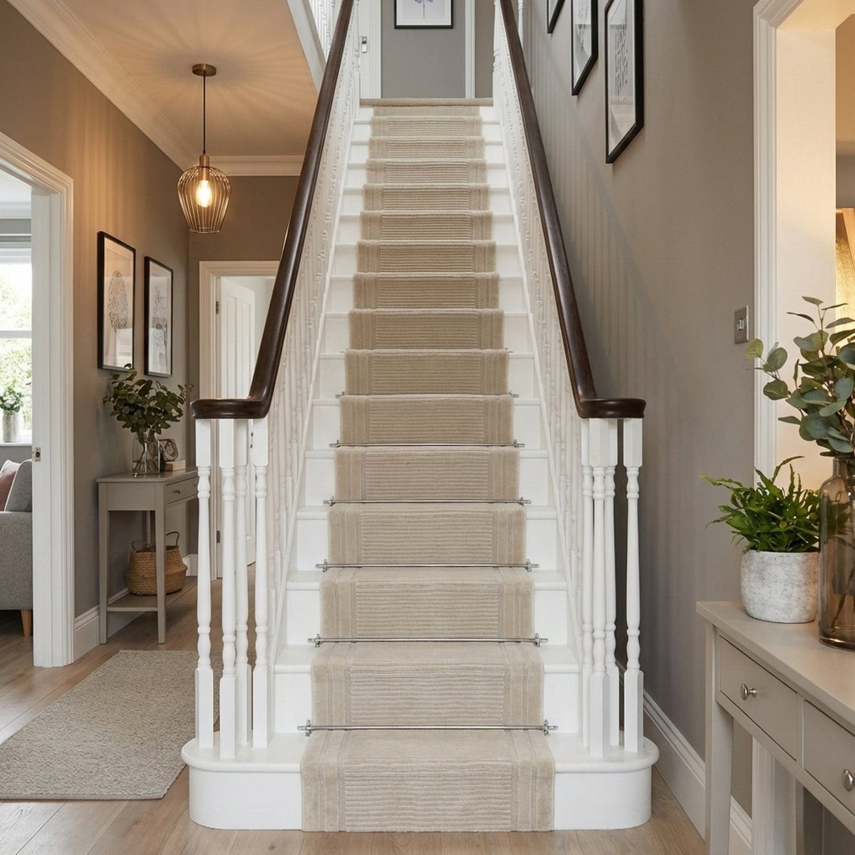 Timeless Beige 6926-800 Stair Runner