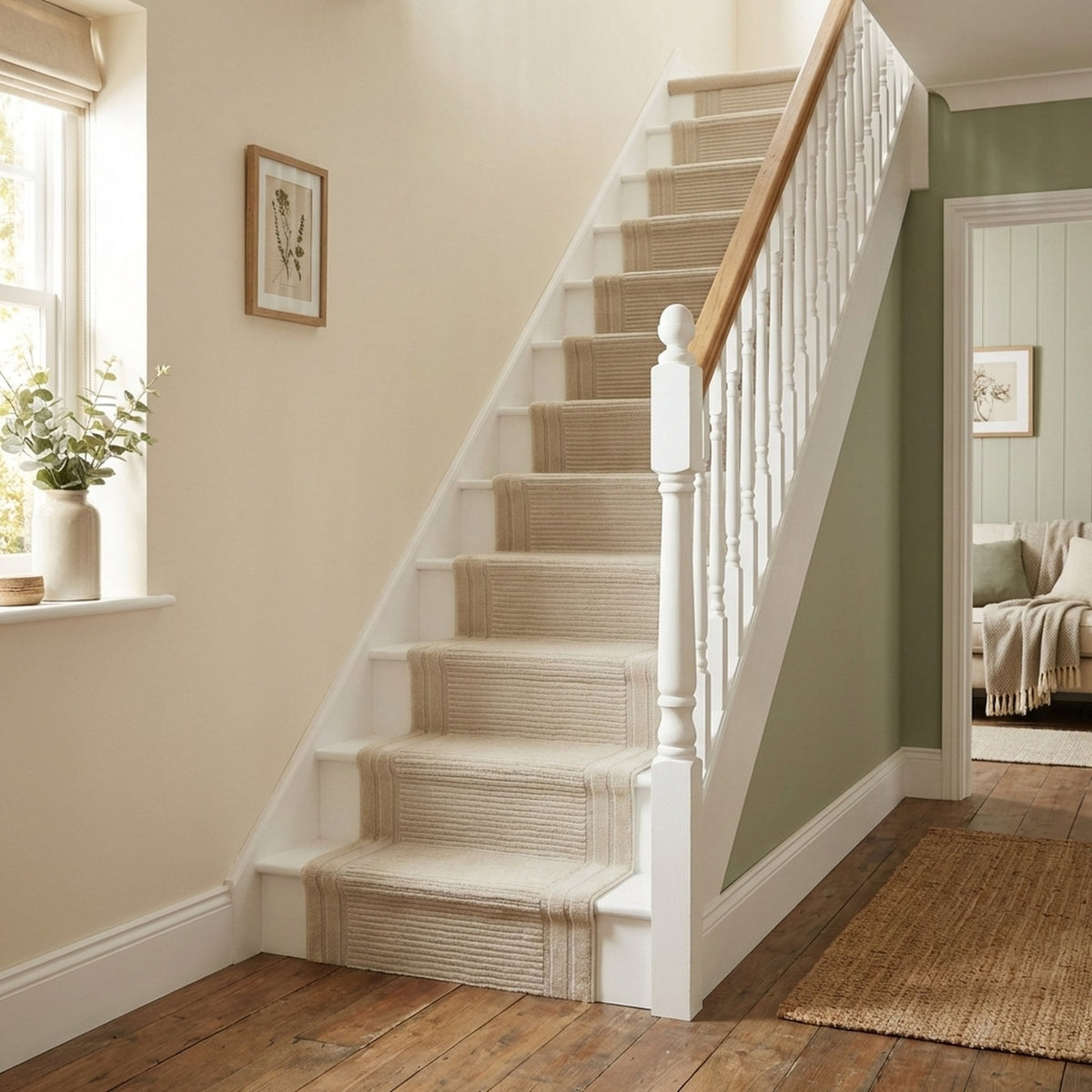 Timeless Beige 6926-800 Stair Runner