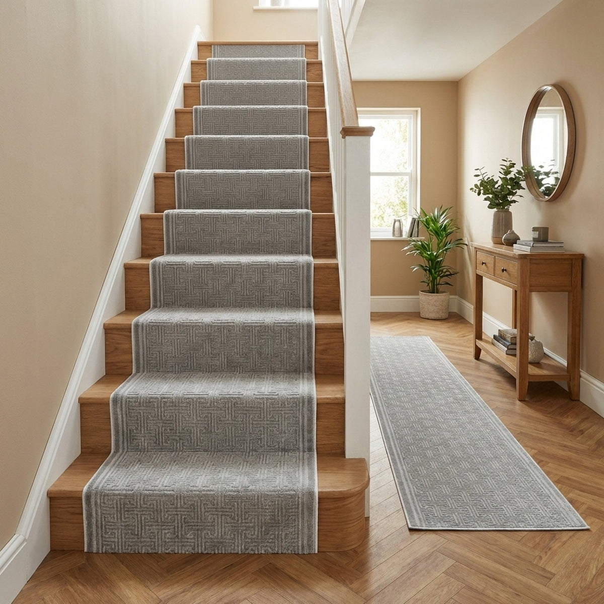 Timeless Grey 6930-900 Stair Runner
