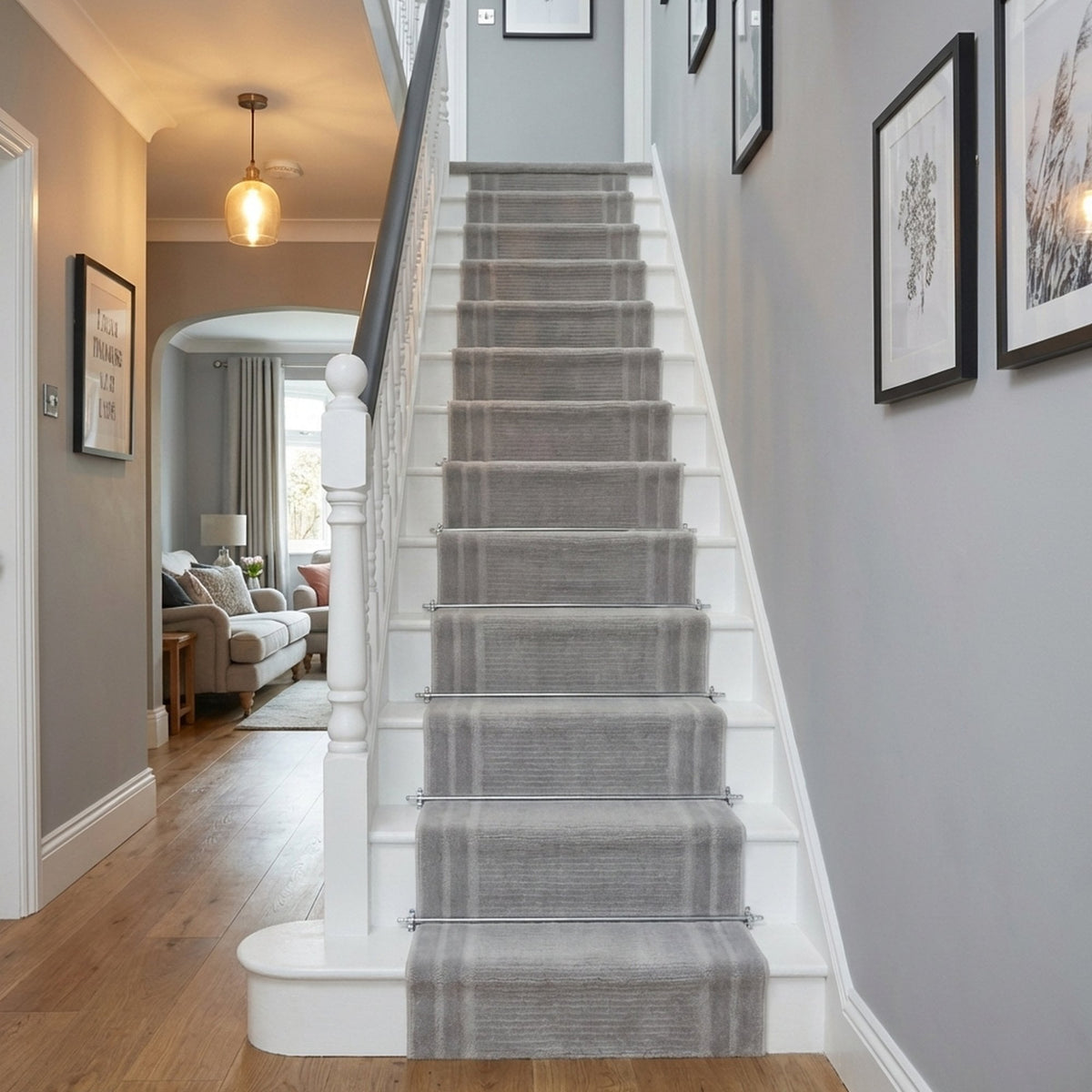 Timeless Gray 6931-900 Stair Runner