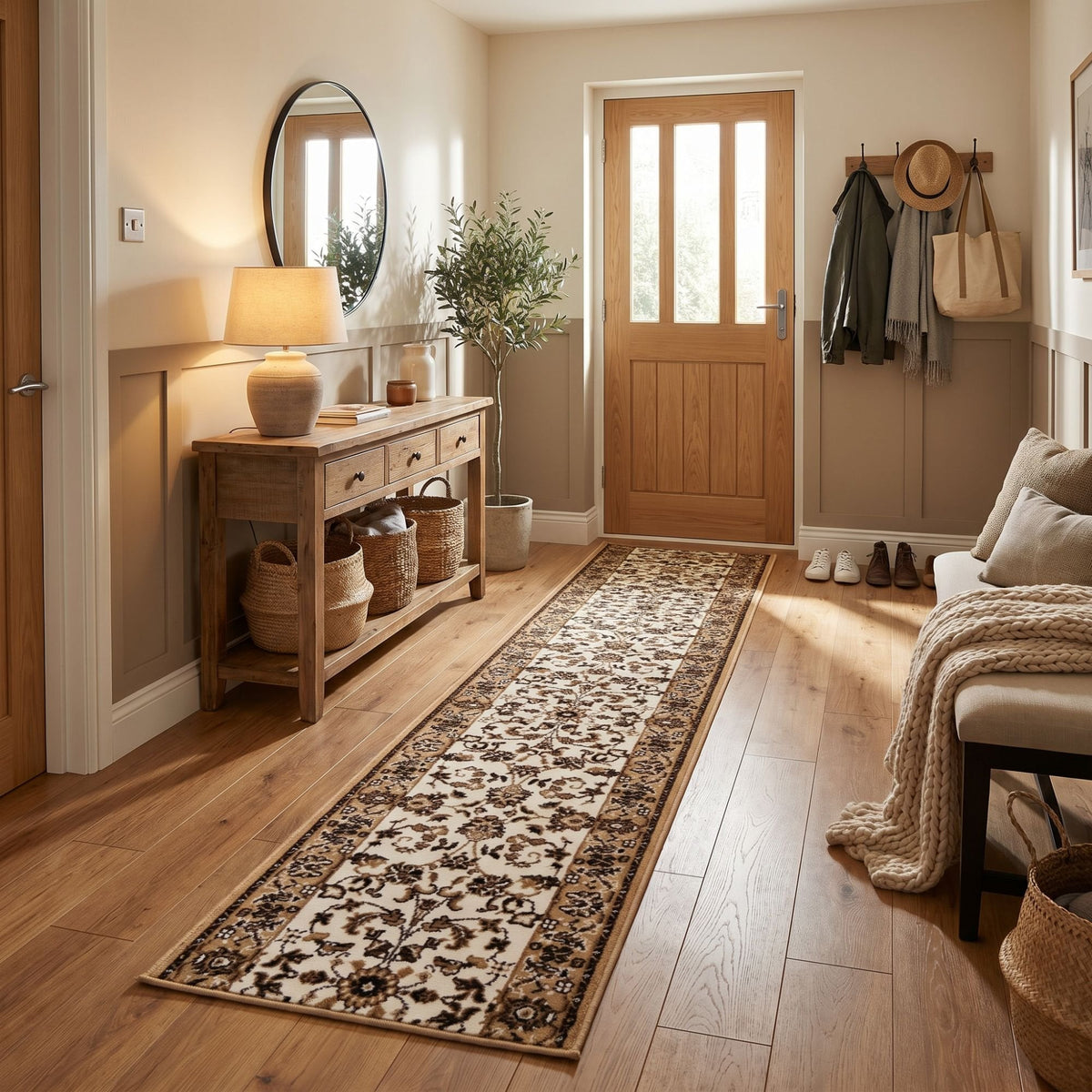 Persian Beige  Rug Runner