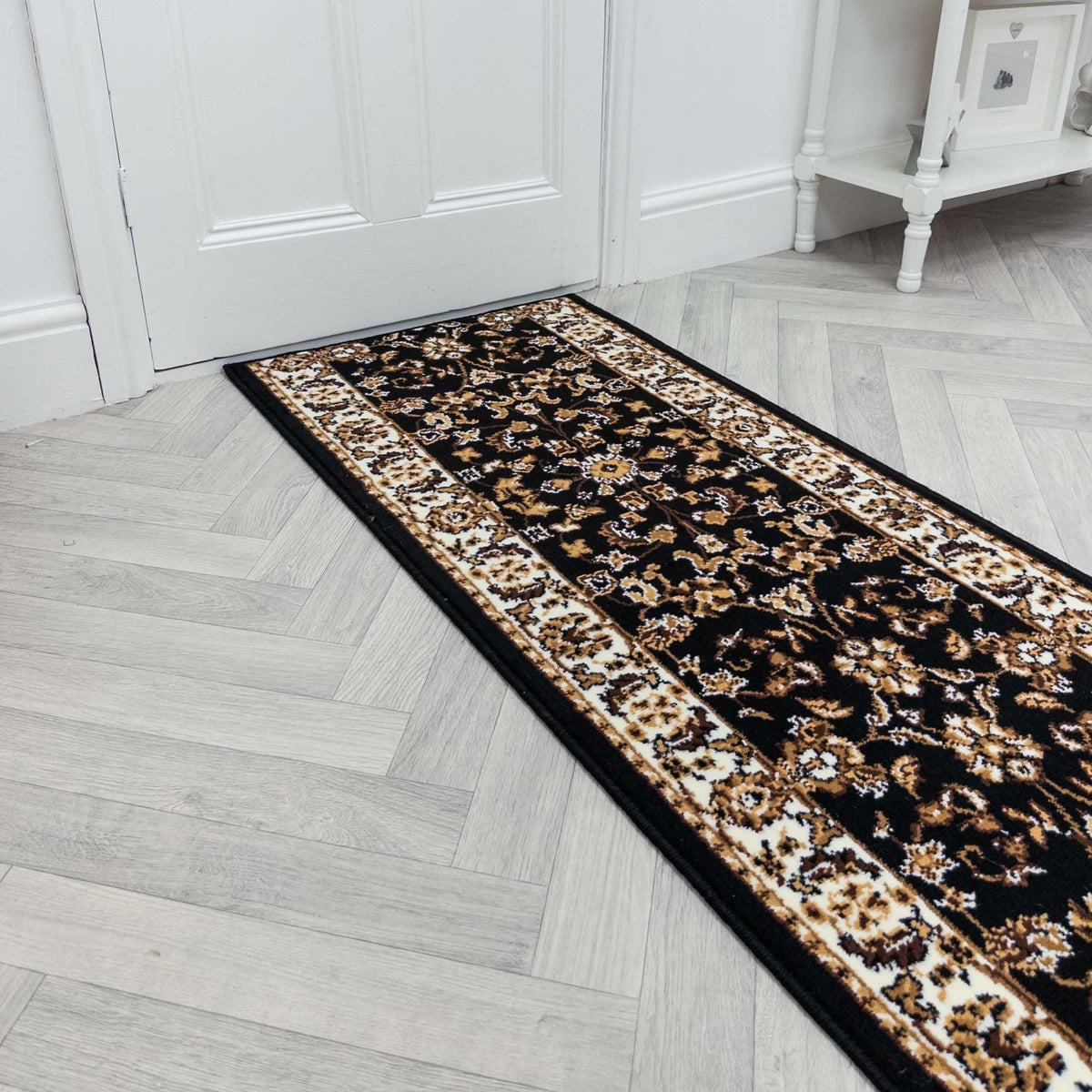 Persian Black  Hall Runner