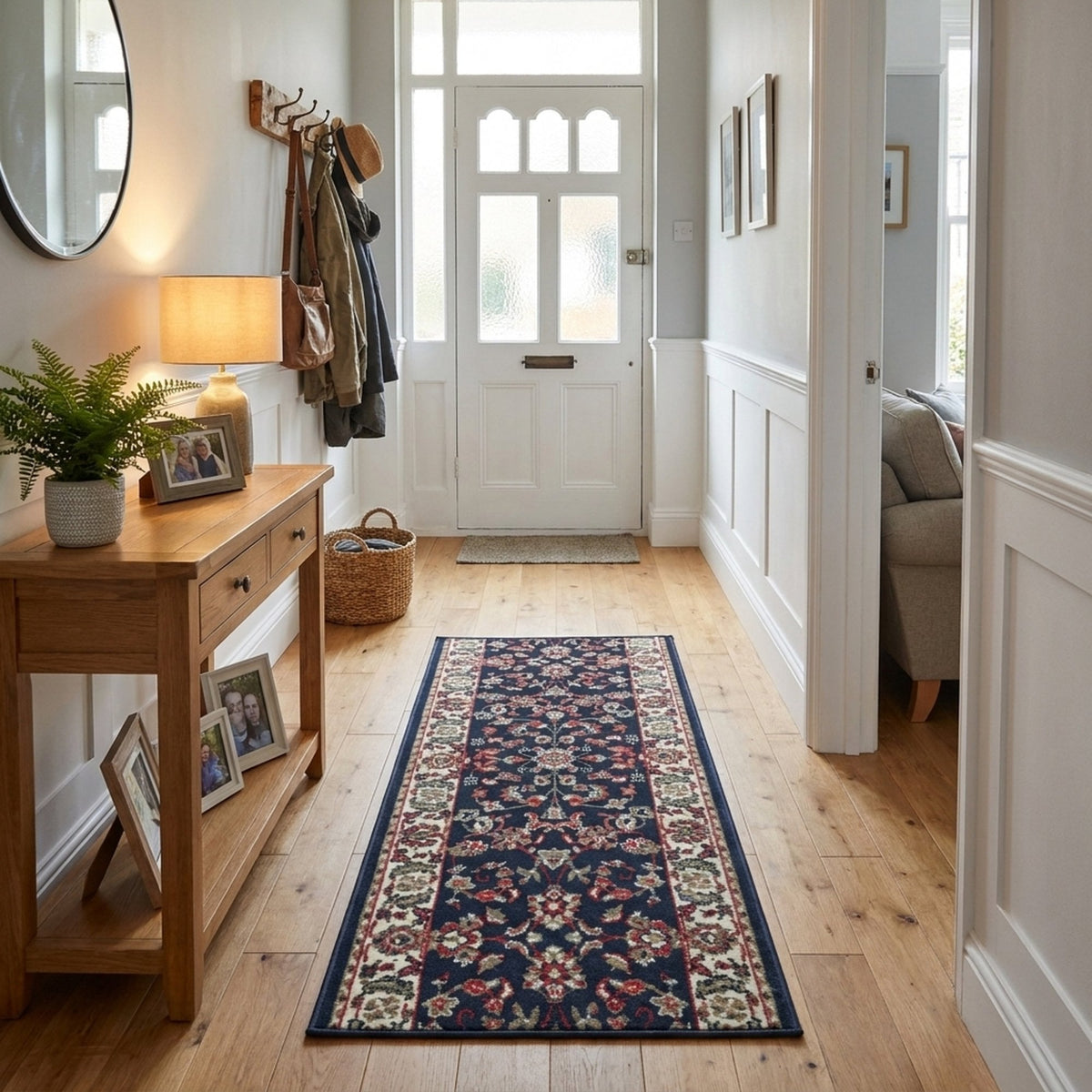 Persian Blue  Hall Runner