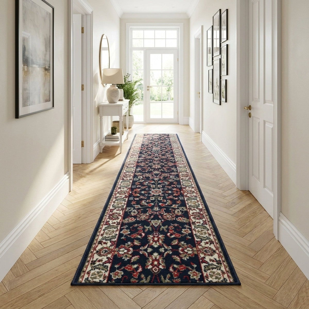 Persian Blue  Hall Runner