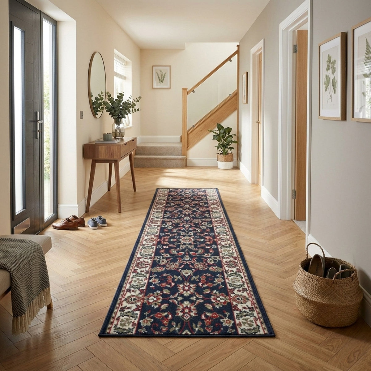 Persian Blue  Hall Runner